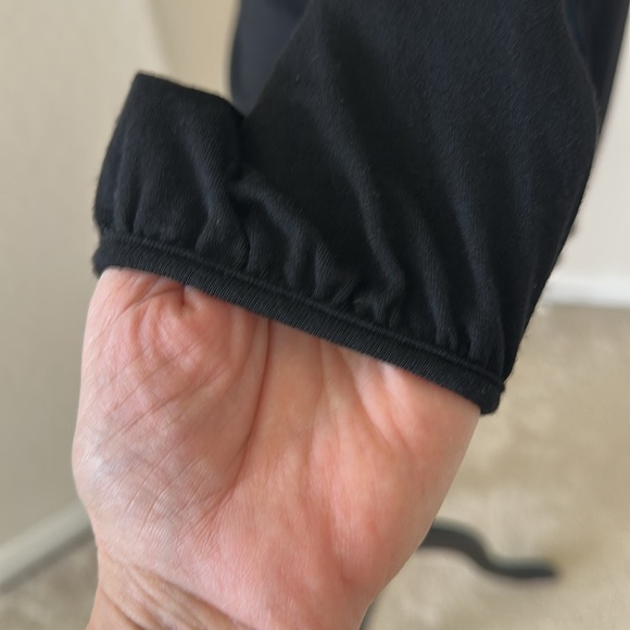 Sexy Black Studded Deep V-Neck Hoodie By Rain Size Large - Picture 9 of 11